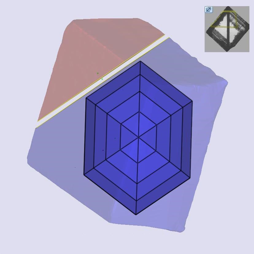 2.02ct | F/VS1 Hexagon Shape Step Cut Lab Diamond (IGI)