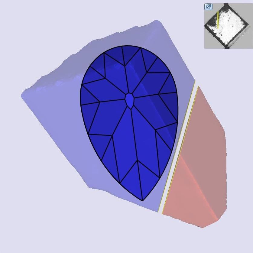 2.29ct | F/VVS2 Pear Shape Old Mine Cut Lab Diamond (IGI)