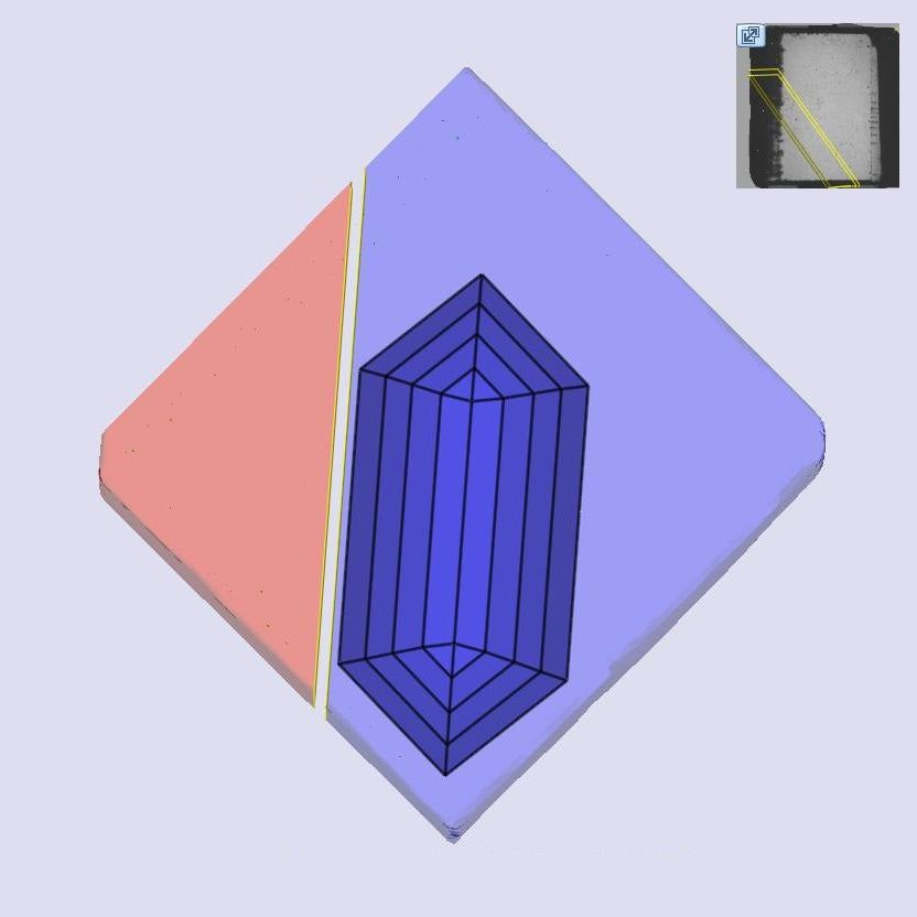 2.81ct | F/VS1 Hexagon Shape Step Cut Lab Diamond (IGI)