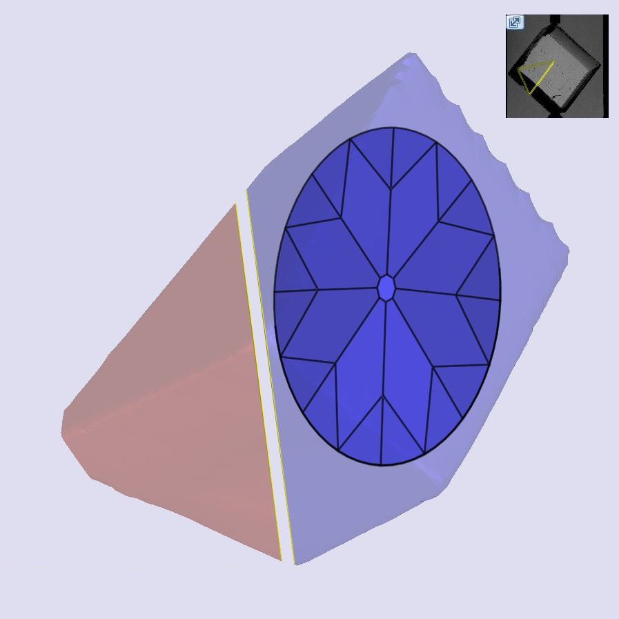 2.69ct | F/VS1 Oval Shape Old Mine Cut Lab Diamond (IGI)