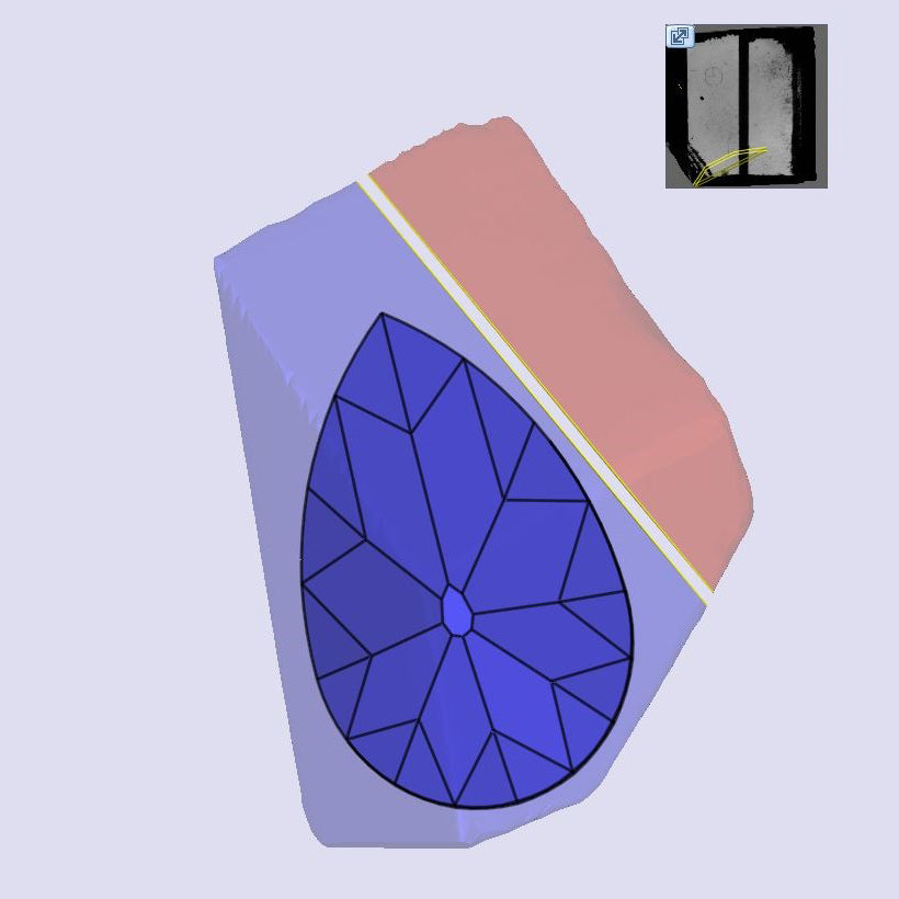 2.10ct | Fancy Light Brown/VS1 Pear Shape Old Mine Cut Lab Diamond (IGI)
