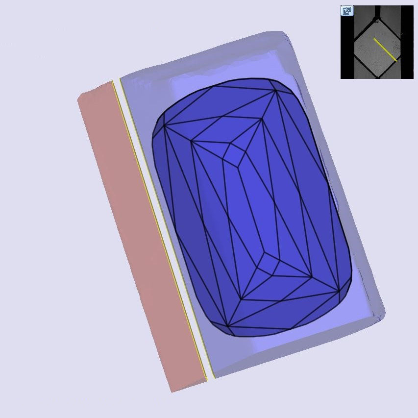 4.37ct | G/VVS2 Cushion Shape Lattice Cut Lab Diamond (IGI)
