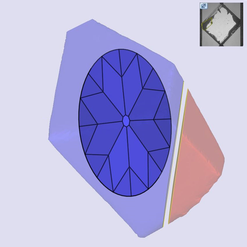 2.04ct | F/VVS1 Oval Old Mine Cut Lab Diamond (IGI)