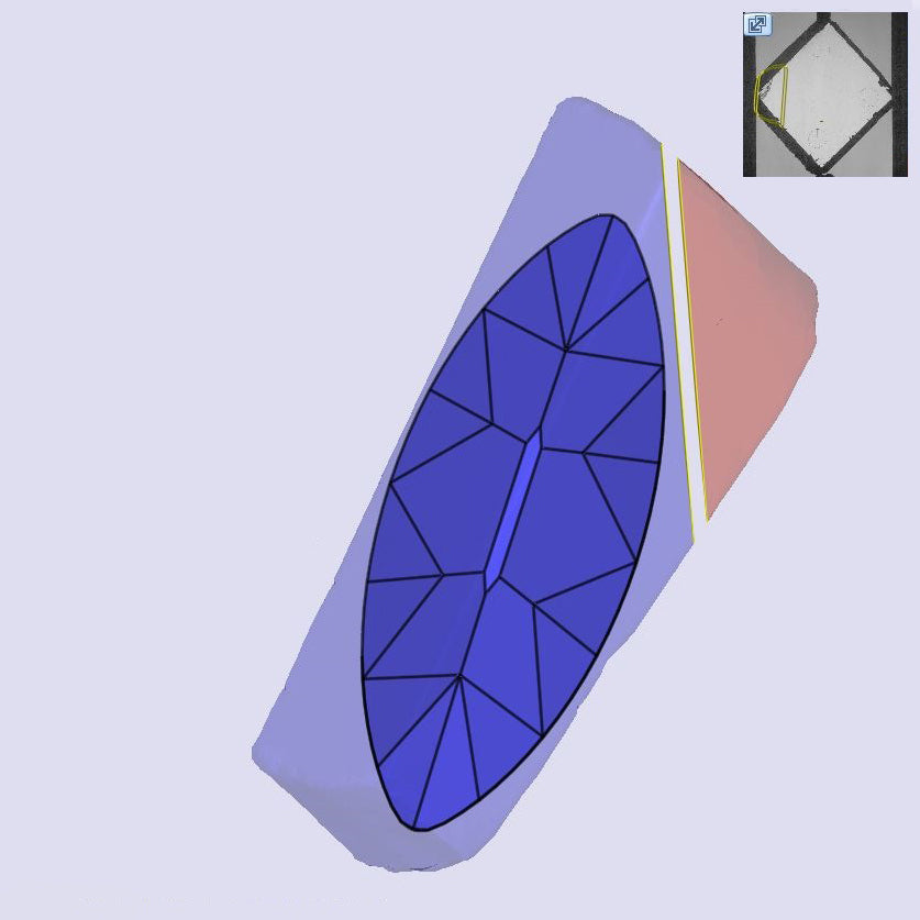 4.26ct | F/VS1 Oval Shape Old Mine Cut Lab Diamond (IGI)