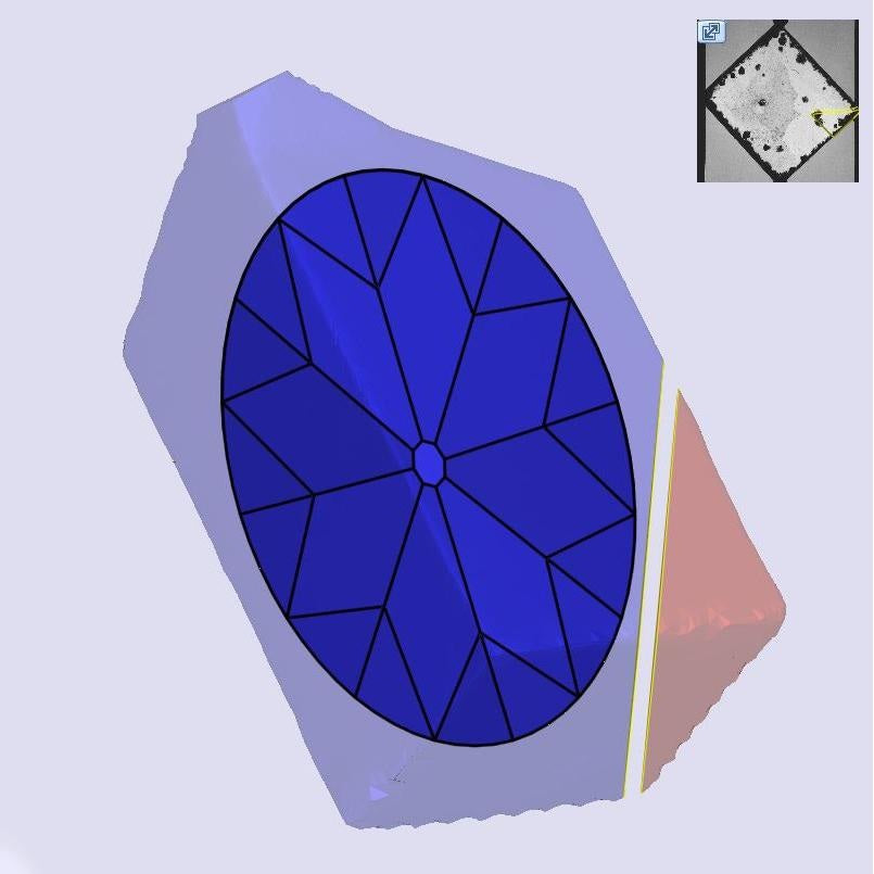 2.10ct | D/VVS2 Oval Shape Old Mine Cut Lab Diamond (IGI)