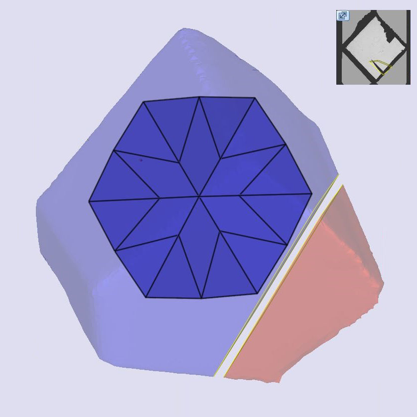 2.70ct | F/VS1 Hexagon Shape Brilliant Cut Lab Diamond (IGI)