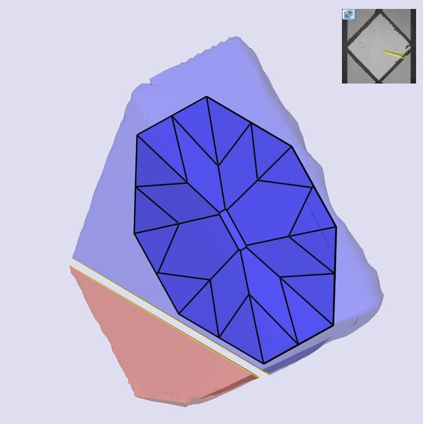 1.86ct | F/VVS2 Octagon Shape Old Mine Cut Lab Diamond (IGI)