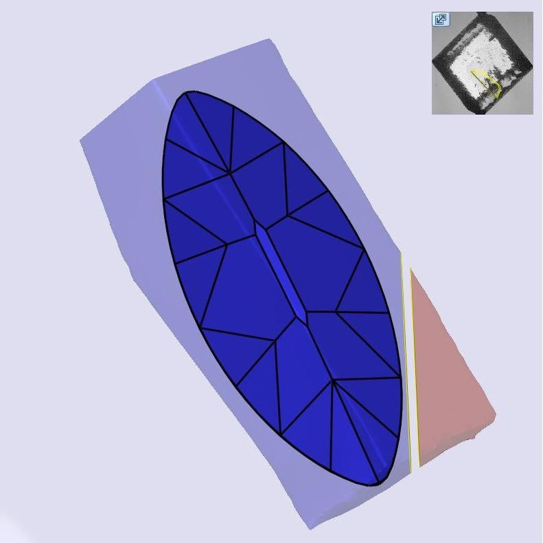 2.31ct | D/VS2 Oval Shape Old Mine Cut Lab Diamond (IGI)