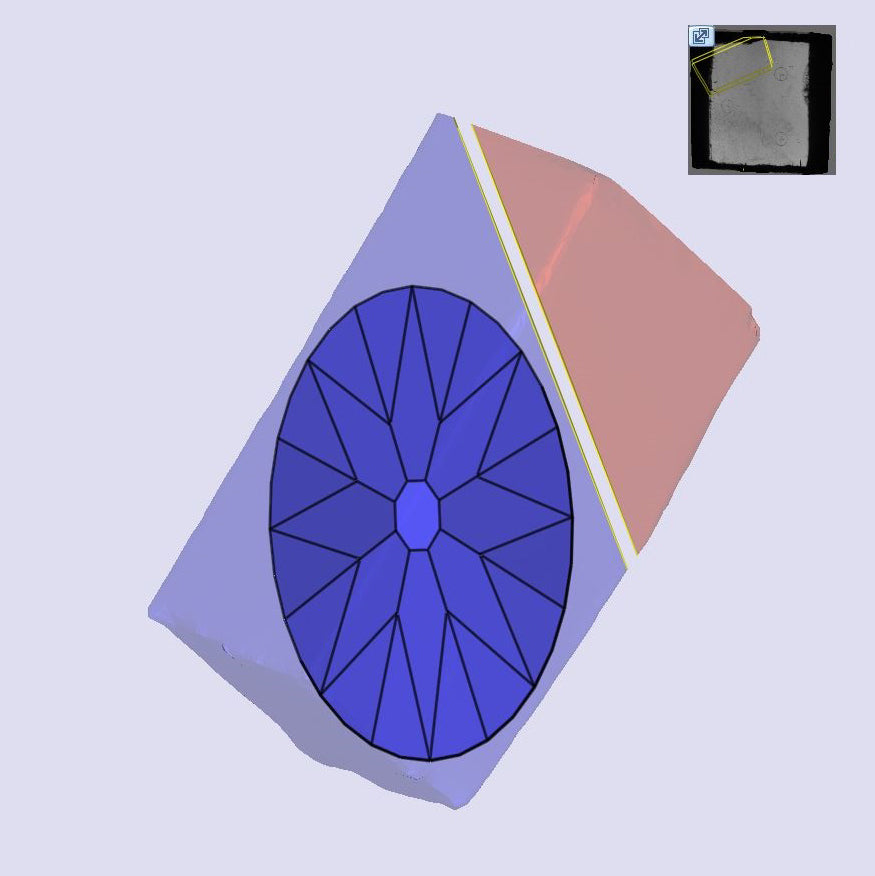 3.19ct | O-P/VS1 Champagne Oval Shape Old Mine Cut Lab Diamond (IGI)-LITHOS Diamond