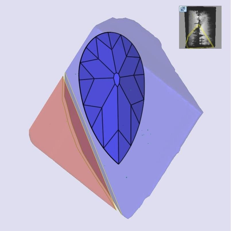 2.51ct | E/VS1 Pear Shape Old Mine Cut Lab Diamond (IGI)
