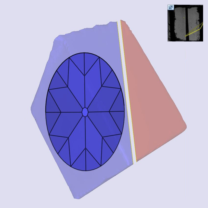 1.88ct | F/VS1 Oval Shape Old Mine Cut Lab Diamond (IGI)