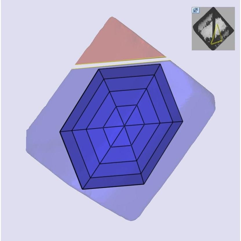 1.81ct | G/VVS2 Hexagon Shape Step Cut Lab Diamond (IGI)
