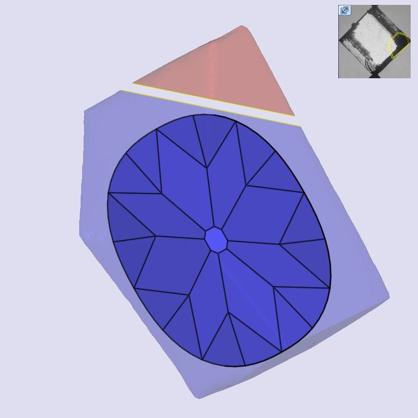5.43ct | F/VVS2 Cushion Shape Old Mine Cut Lab Diamond (IGI)