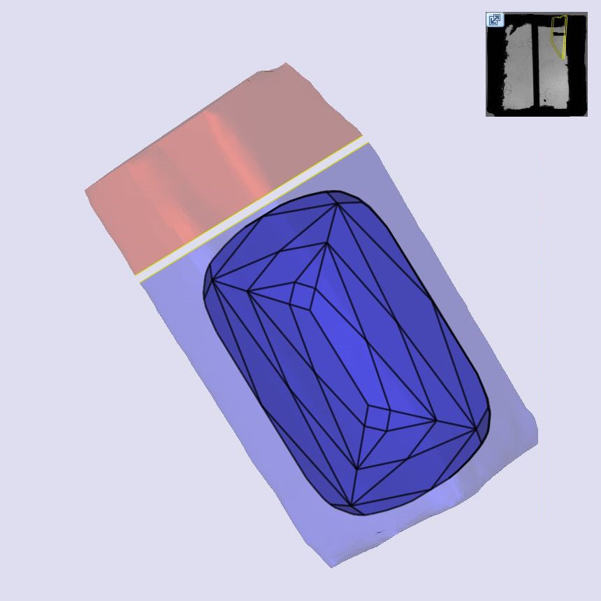 2.13ct | M/VS1 Cushion Shape Lattice Cut Lab Diamond (IGI)