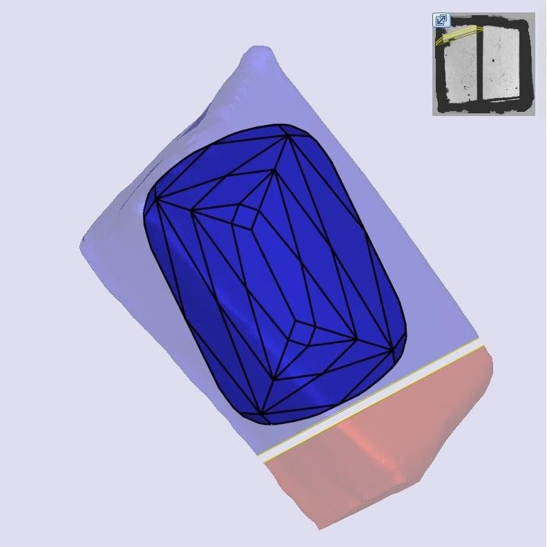 2.95ct | H/VS1 Cushion Shape Lattice Cut Lab Diamond (IGI)