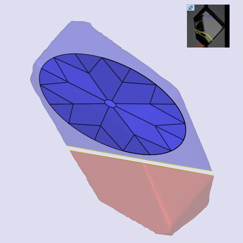 5.00ct | E/VVS2 Oval Shape Old Mine Cut Lab Diamond (IGI)