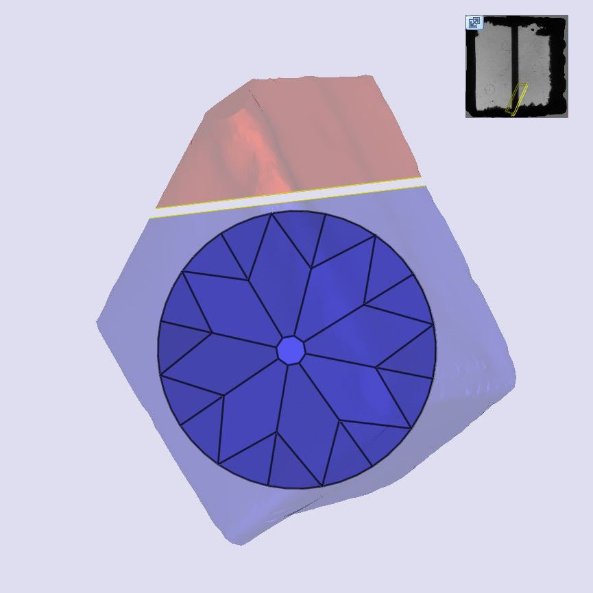 2.14ct | K/VVS2 Champagne Round Shape Old European Cut Lab Diamond (IGI)-LITHOS Diamond