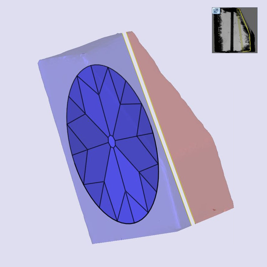 2.40ct | F/VVS2 Oval Shape Old Mine Cut Lab Diamond (IGI)-LITHOS Diamond