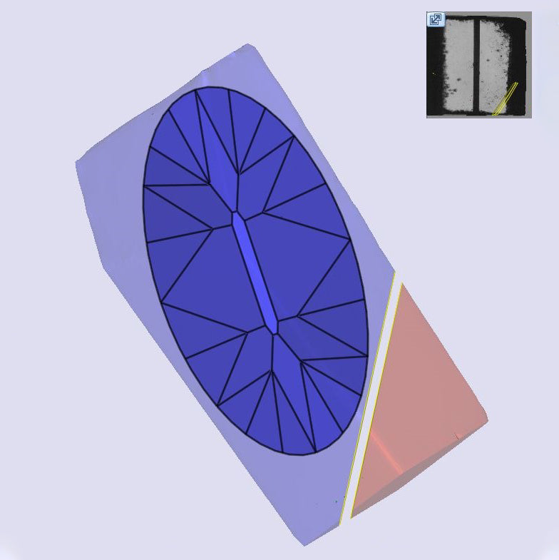 2.36ct | F/VS1 Oval Shape Old Mine Cut Lab Diamond (IGI)