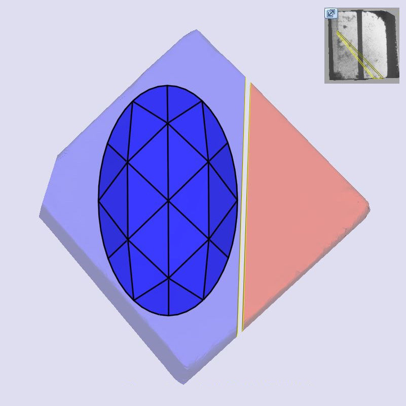 1.90ct | F/VS2 Oval Shape Rose Cut Lab Diamond (IGI)