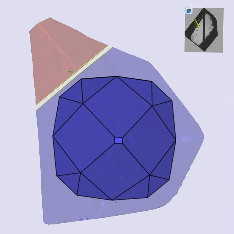 1.51ct | E/VVS2 Cushion Shape Mazarin Cut Lab Diamond (IGI)