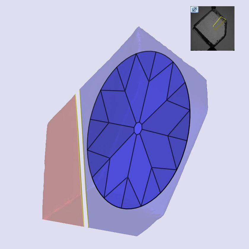 2.83ct | F/VVS2 Oval Shape Old Mine Cut Lab Diamond (IGI)