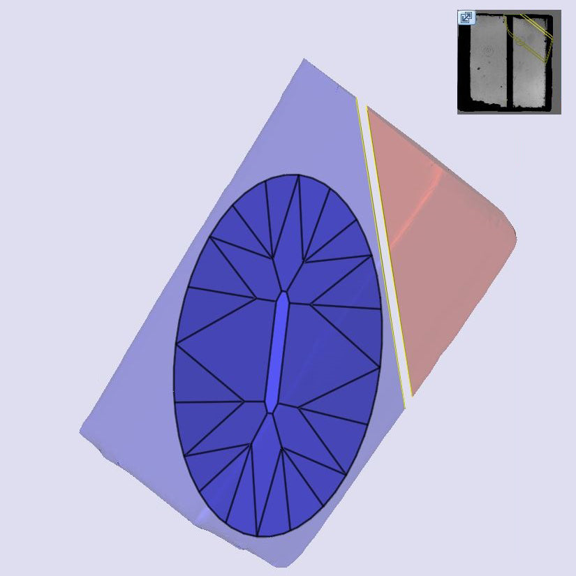 3.46ct | Q-R/VS1 Oval Shape Old Mine Cut Lab Diamond (IGI)