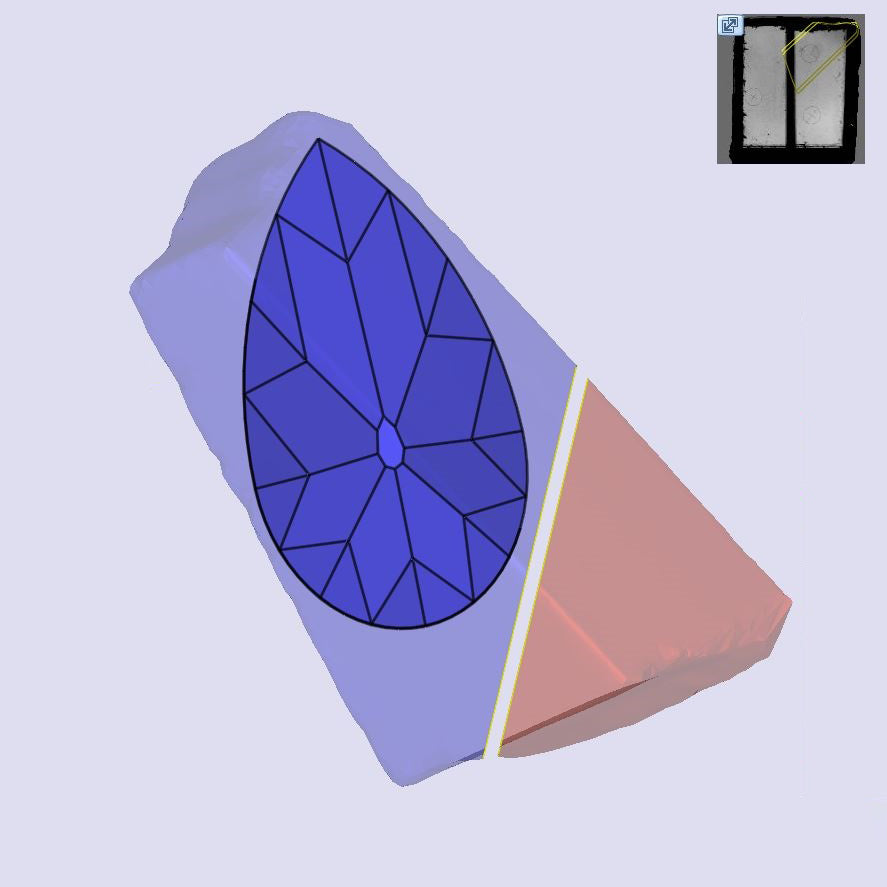 2.71ct | J/VS1 Pear Shape Old Mine Cut Lab Diamond (IGI)-LITHOS Diamond