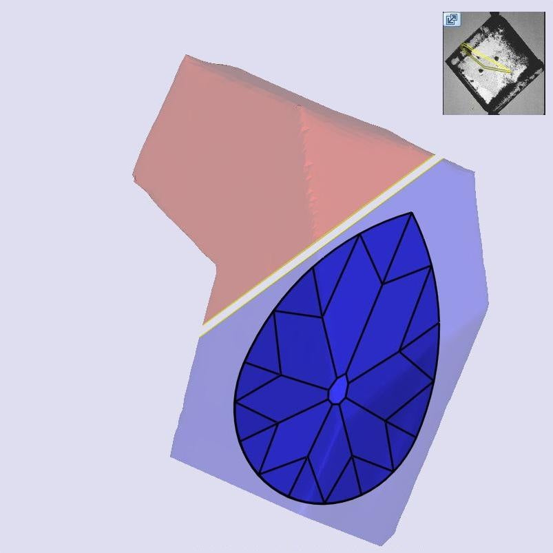 4.06ct | D/VS1 Pear Shape Old Mine Cut Lab Diamond (IGI)