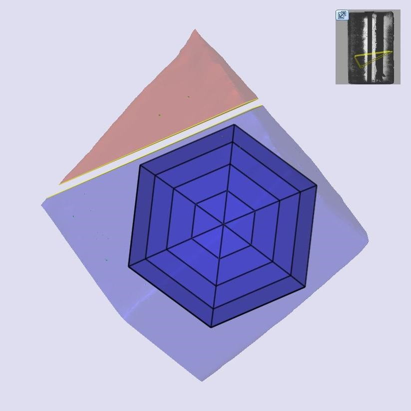 1.71ct | E/VS1 Hexagon Shape Step Cut Lab Diamond (IGI)