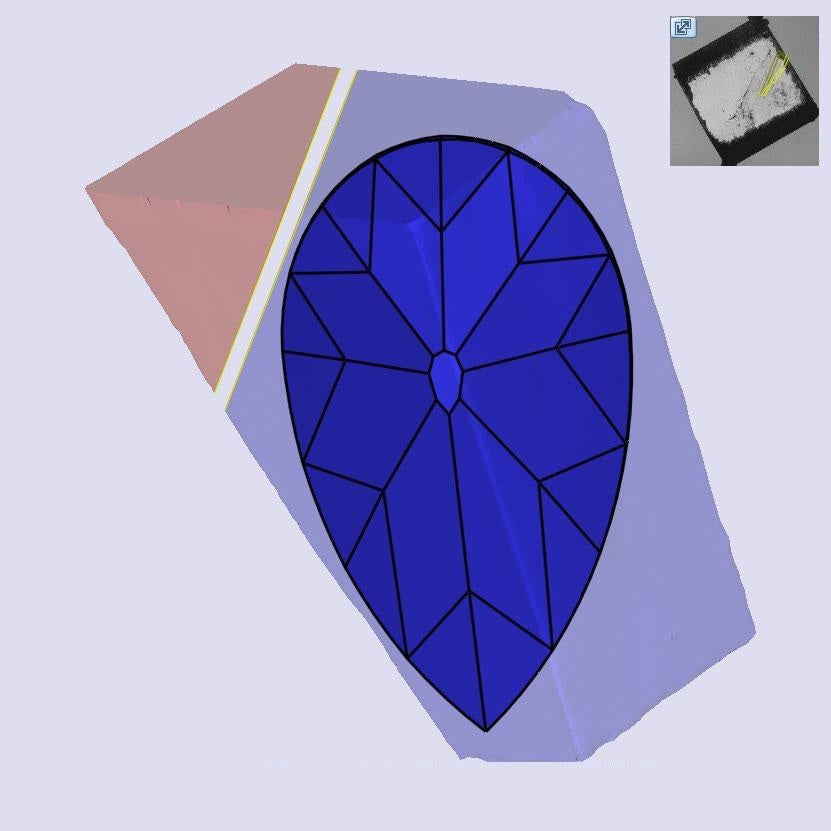 4.58ct | F/VS1 Pear Shape Old Mine Cut Lab Diamond (IGI)