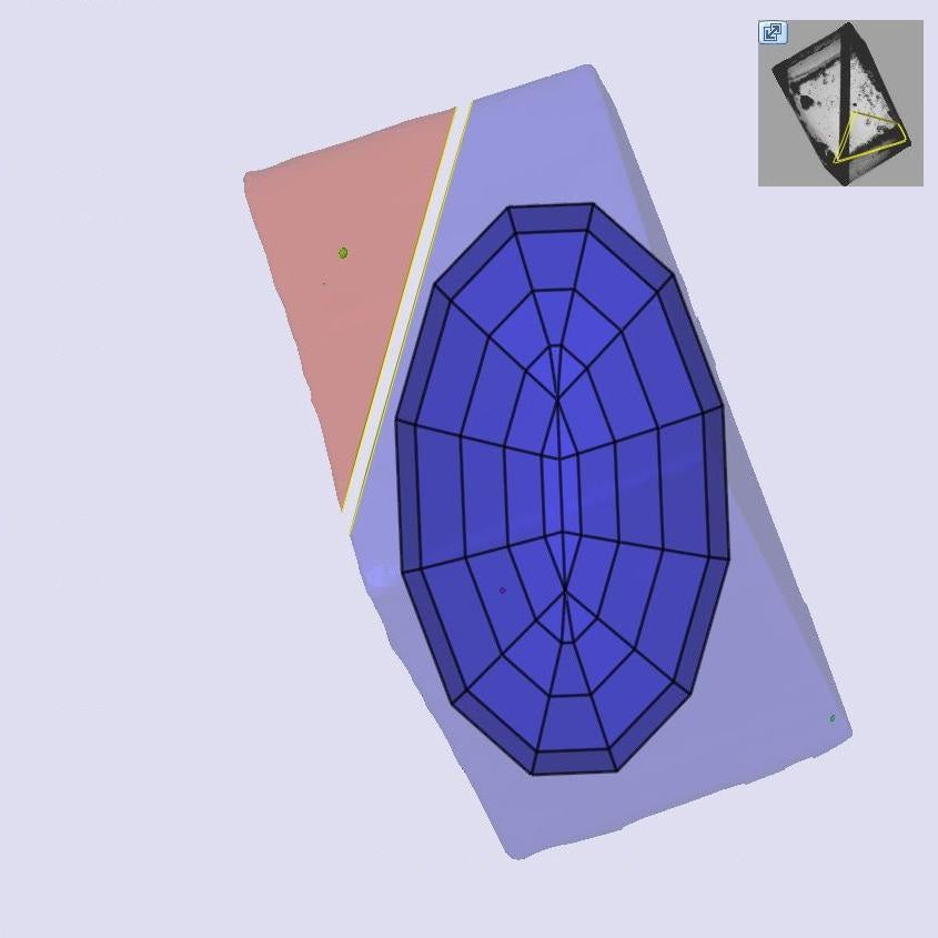 1.33ct | D/VS1 Oval Shape Step Cut Lab Diamond (IGI)