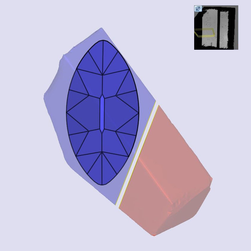 3.02ct | J/VS1 Champagne Oval Shape Old Mine Cut Lab Diamond (IGI)-LITHOS Diamond
