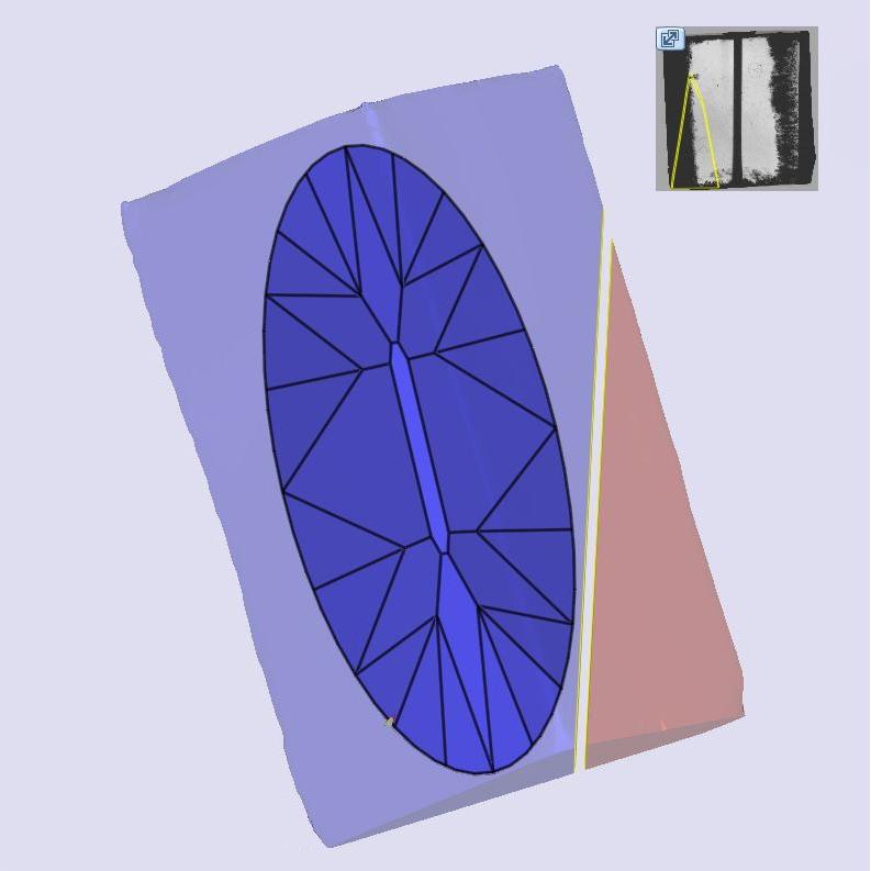 2.10ct | F/VVS2 Oval Shape Old Mine Cut Lab Diamond (IGI)