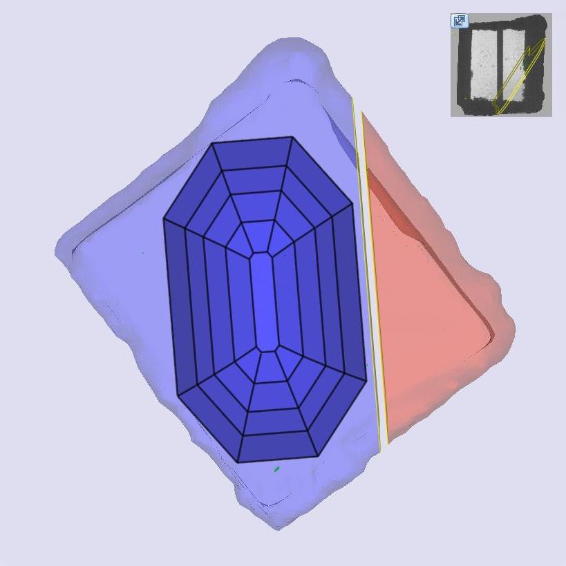 2.86ct | H/VS1 Octagon Shape Step Cut Lab Diamond (IGI)