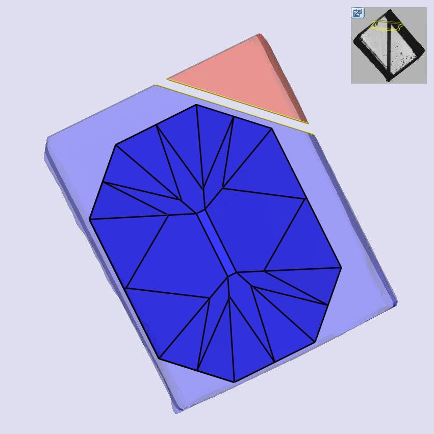 2.87ct | O-P/VS1 Champagne Octagon Shape Old Mine Cut Lab Diamond (IGI)-LITHOS Diamond