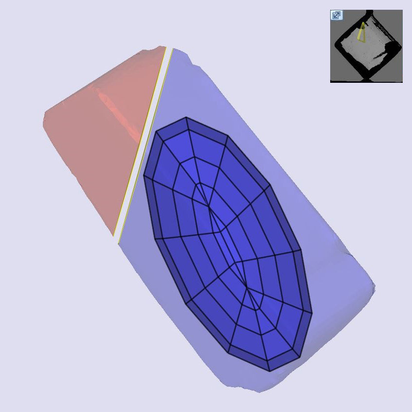 2.82ct | H/VS1 Oval Shape Step Cut Lab Diamond (IGI)