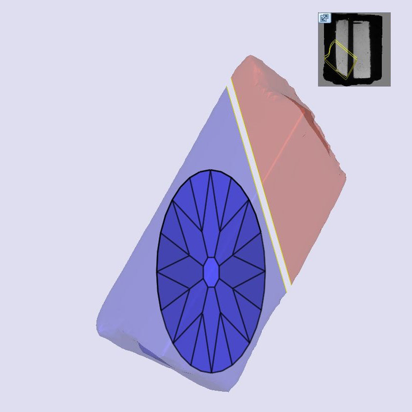 2.52ct | S-T/VVS2 Champagne Oval Shape Old Mine Cut Lab Diamond (IGI)-LITHOS Diamond