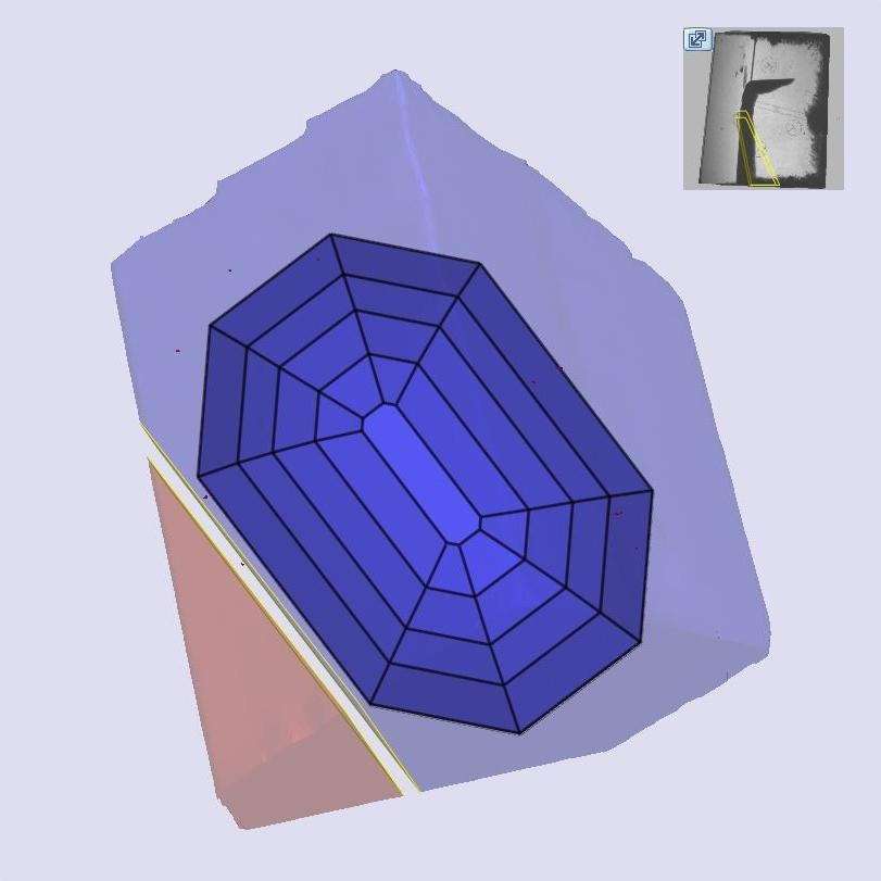 2.00ct | F/VS1 Octagon Shape Step Cut Lab Diamond (IGI) (Copy)