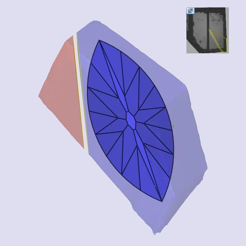 2.33ct | F/VS1 Marquise Shape Old Mine Cut Lab Diamond (IGI)