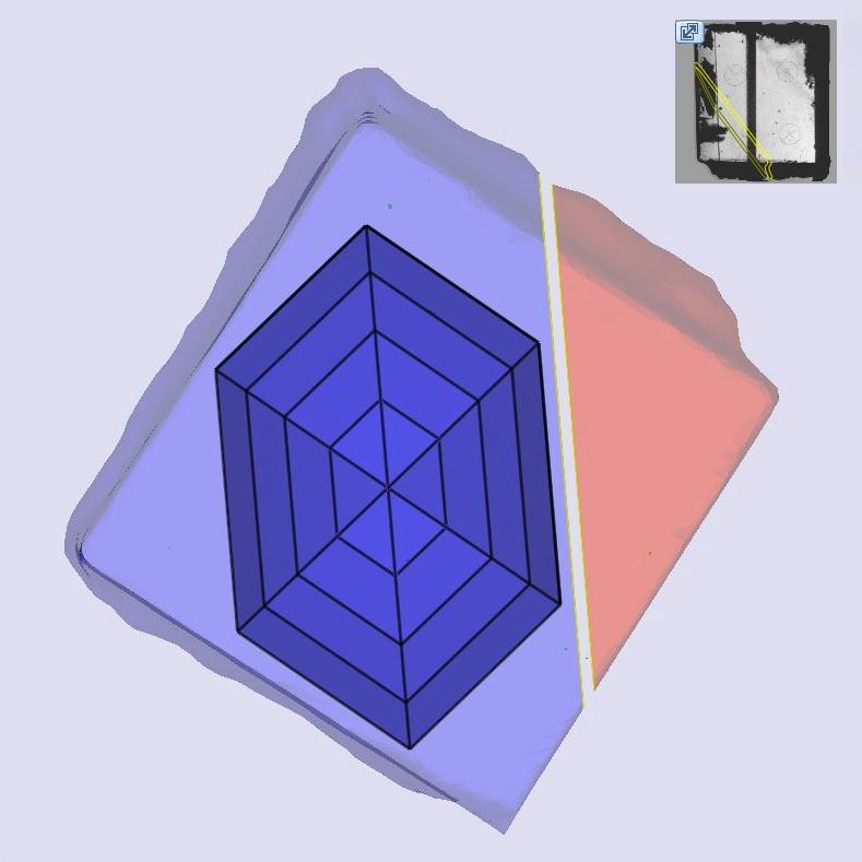 2.77ct | G/VVS2 Hexagon Shape Step Cut Lab Diamond (IGI)