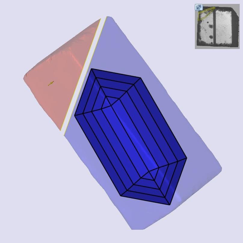 1.51ct | E/VS1 Hexagon Shape Step Cut Lab Diamond (IGI)