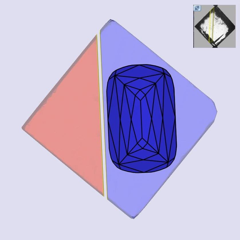 3.62ct | F/VVS2 Cushion Shape Lattice Cut Lab Diamond (IGI)