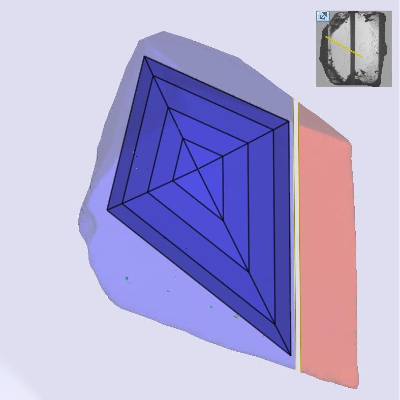 1.75ct | D/VVS2 Kite Shape Step Cut Lab Diamond (IGI)