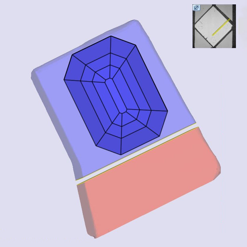 3.55ct | F/VVS2 Octagon Shape Step Cut Lab Diamond (IGI)