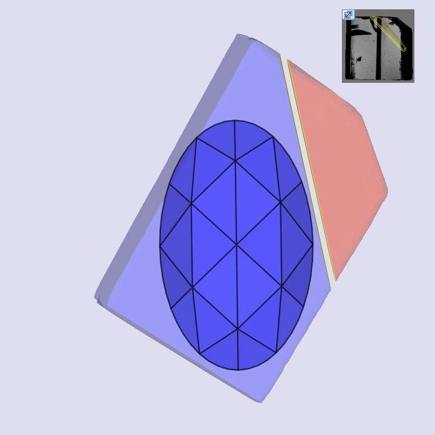 1.31ct | E/VVS2 Oval Shape Rose Cut Lab Diamond (IGI)