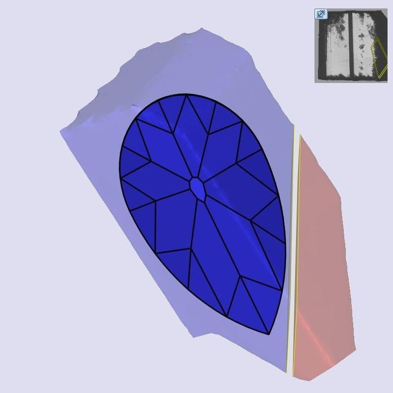 1.91ct | F/VS2 Pear Shape Old Mine Cut Lab Diamond (IGI)