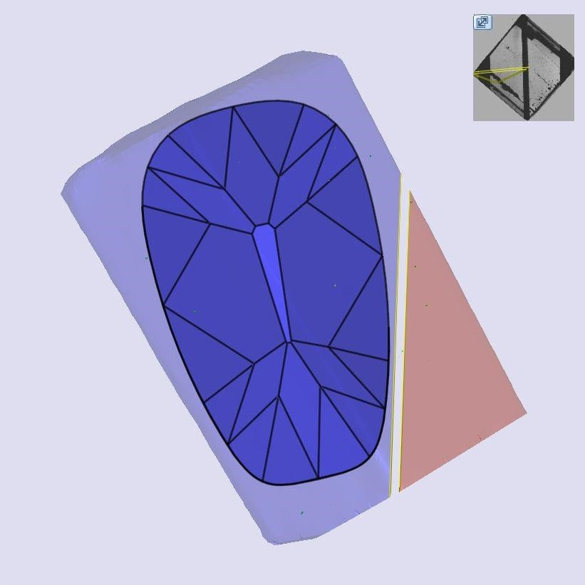 2.76ct | F/VS1 Tapered Cushion Shape Old Mine Cut Lab Diamond (IGI)
