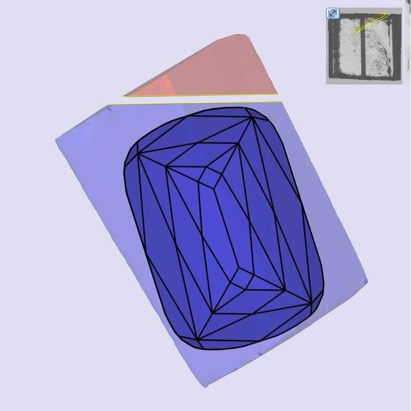 3.15ct | E/VVS2 Cushion Shape Lattice Cut Lab Diamond (IGI)