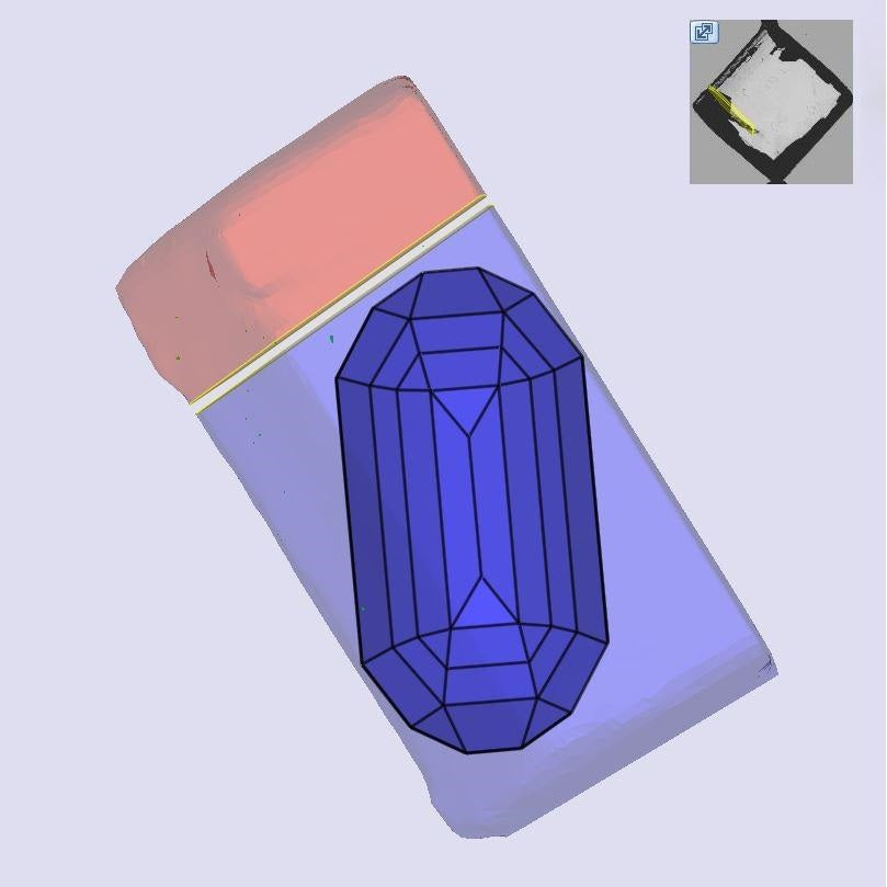 3.01ct | H/VS1 Octagon Shape Step Cut Lab Diamond (IGI)